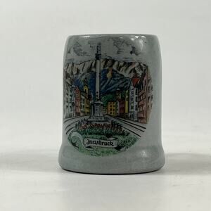 Innsbruck Austria Miniature Novelty Mug Cup Travel Souvenir Vintage Mini Alpine